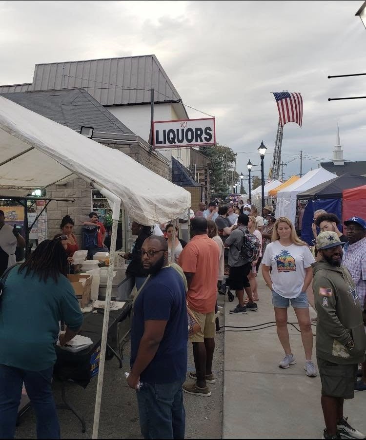 Kinnard Brothers BBQ at a community event